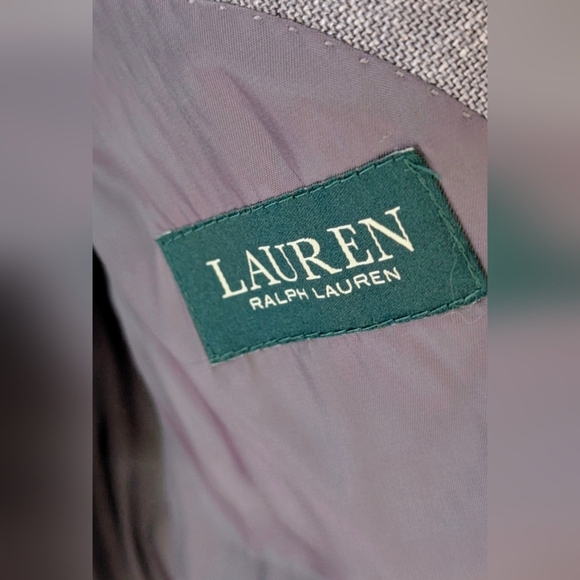 Ralph Lauren 100% Wool Blazer Mens Jacket Sport Coat Gray Fully Lined Sz 38S - Picture 3 of 13